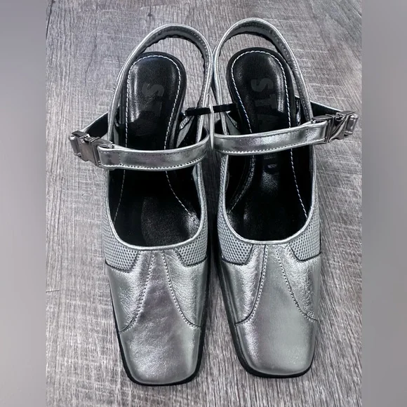 STAUD Silver Women's Shoes - Picture 2 of 5